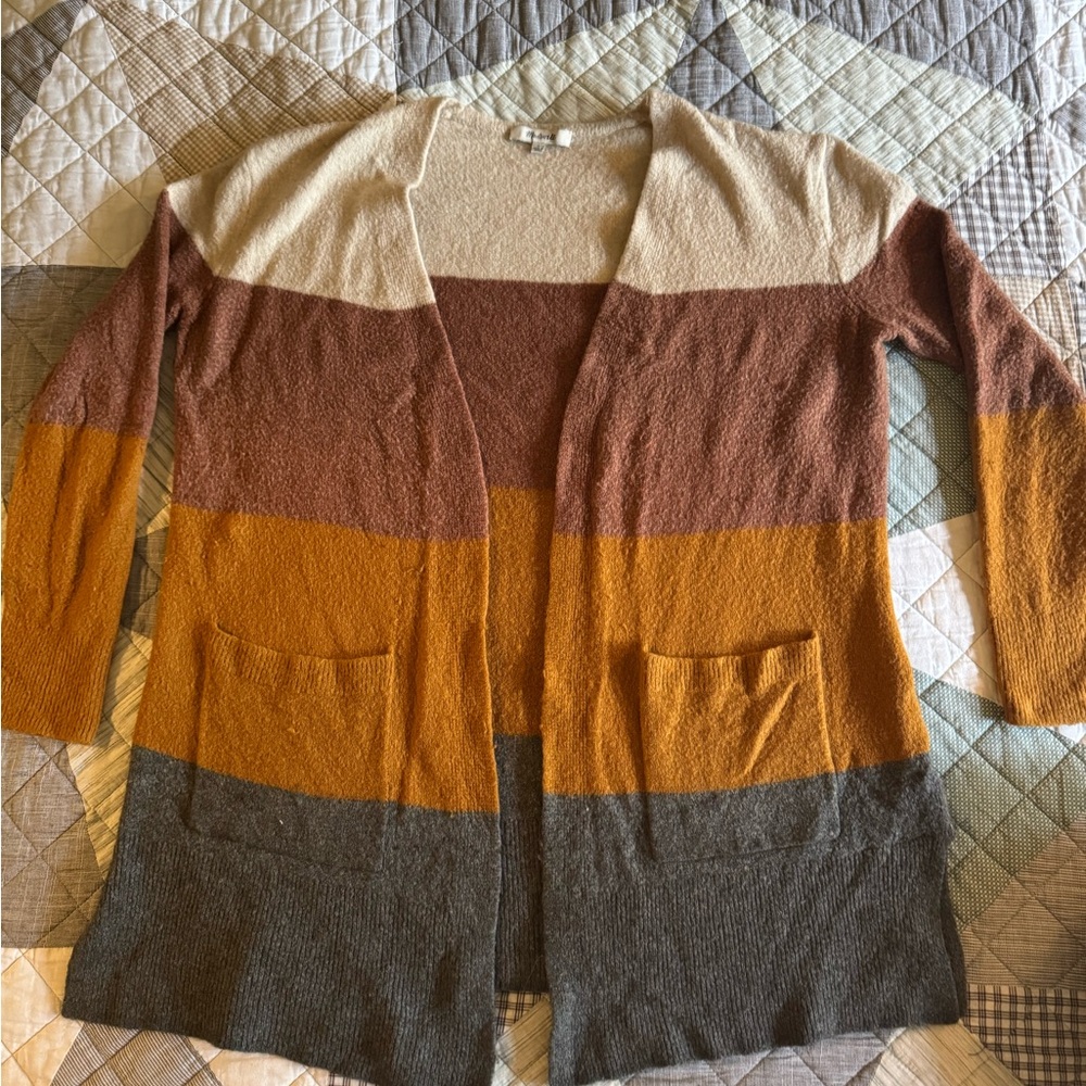 Madewell Colorblock Cardigan